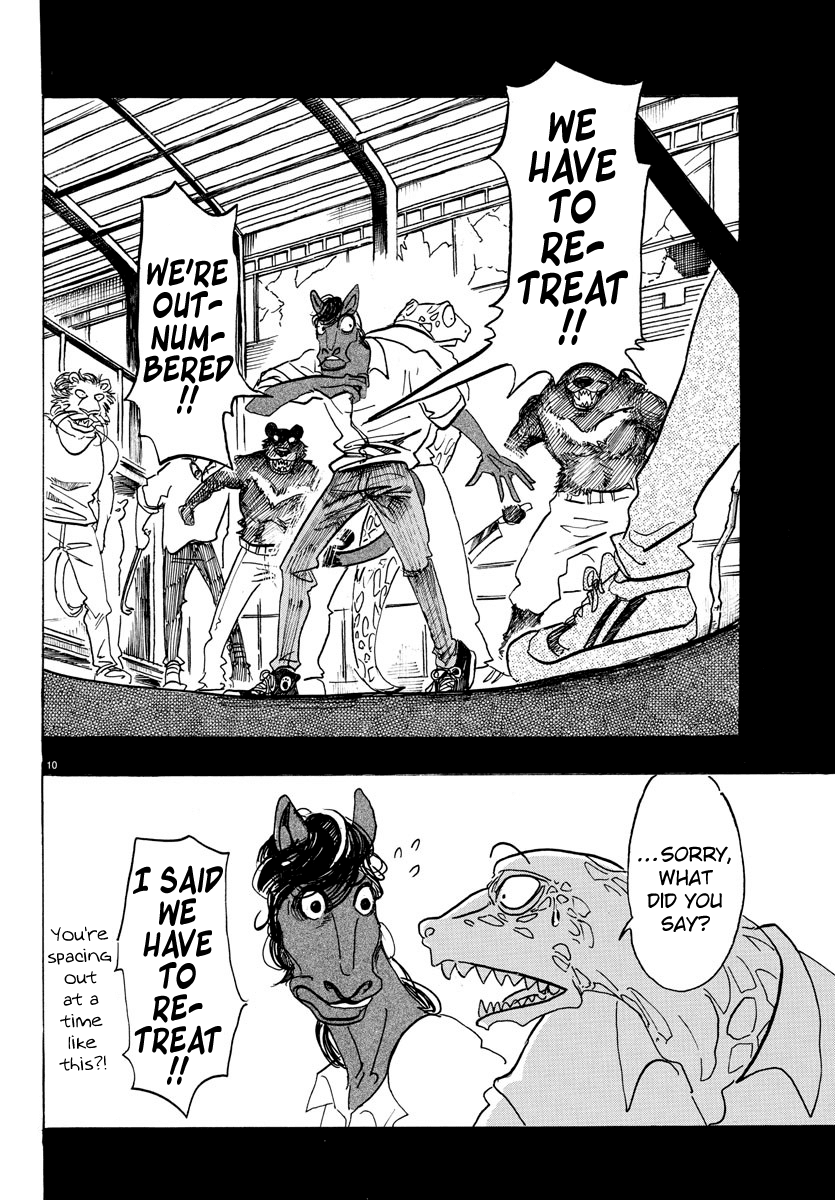 Beastars Chapter 111 page 10 - Chapter 111: His Marble-Like Eyes Are Blurred Like Frosted Glass