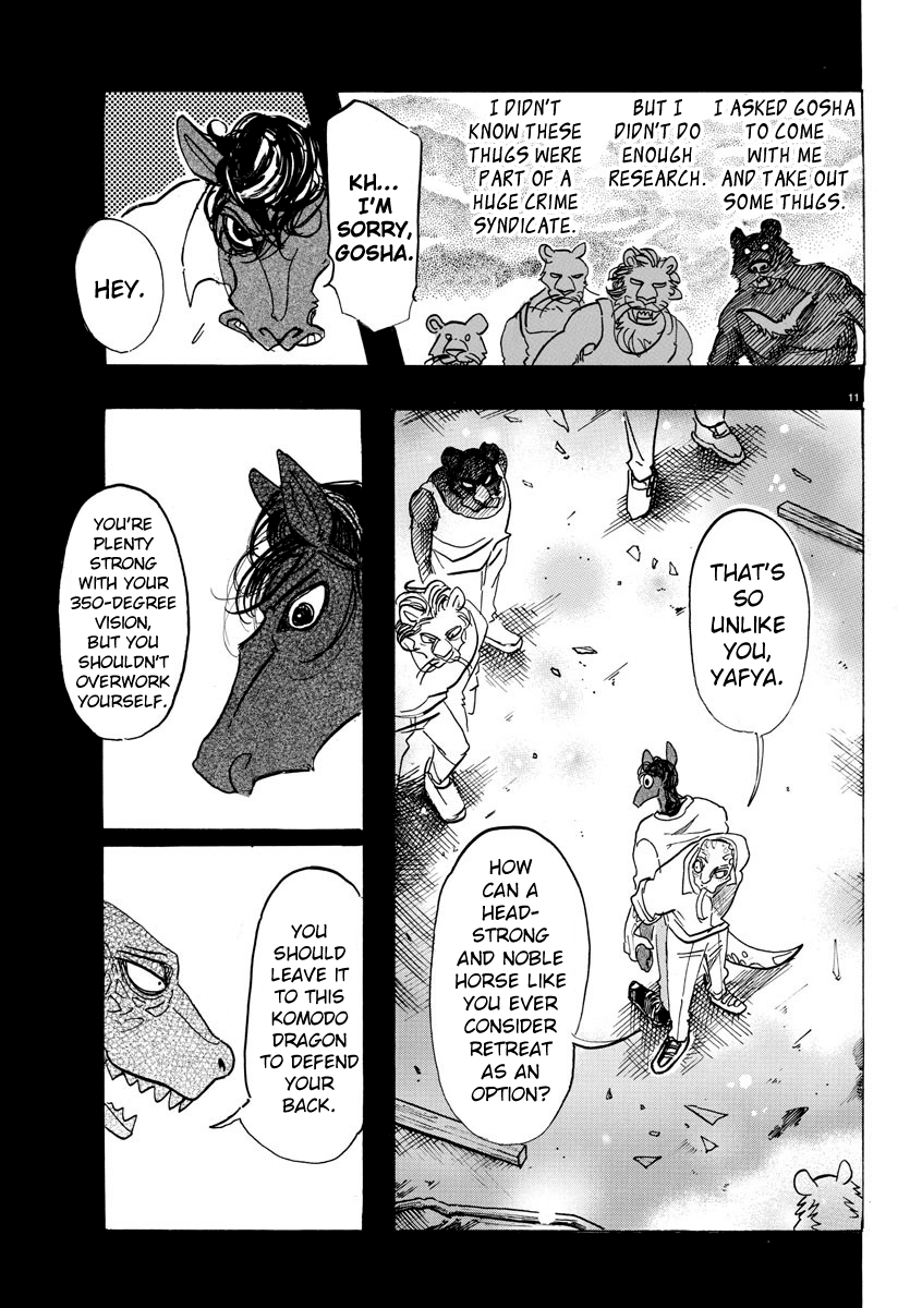 Beastars Chapter 111 page 11 - Chapter 111: His Marble-Like Eyes Are Blurred Like Frosted Glass