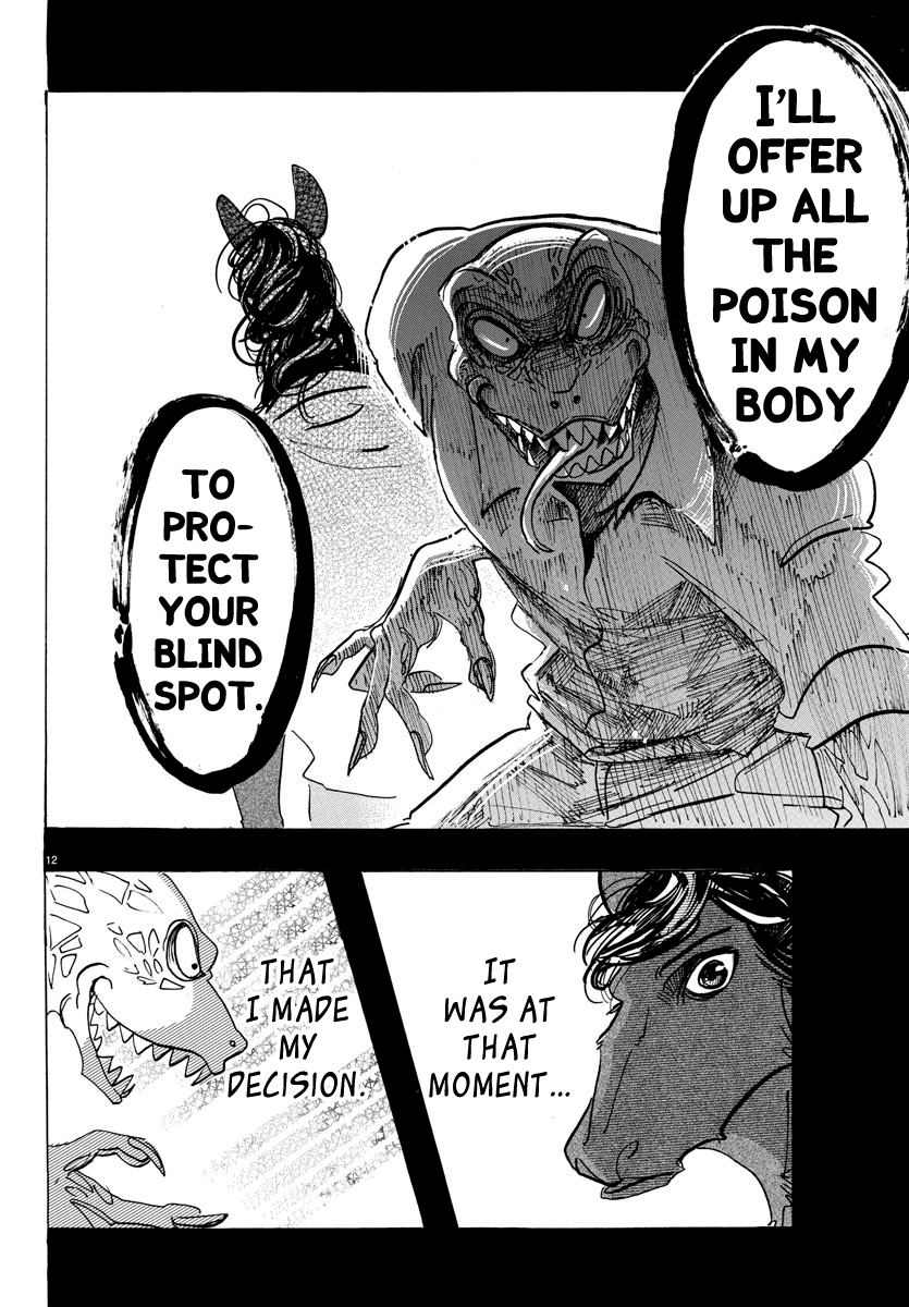 Beastars Chapter 111 page 12 - Chapter 111: His Marble-Like Eyes Are Blurred Like Frosted Glass