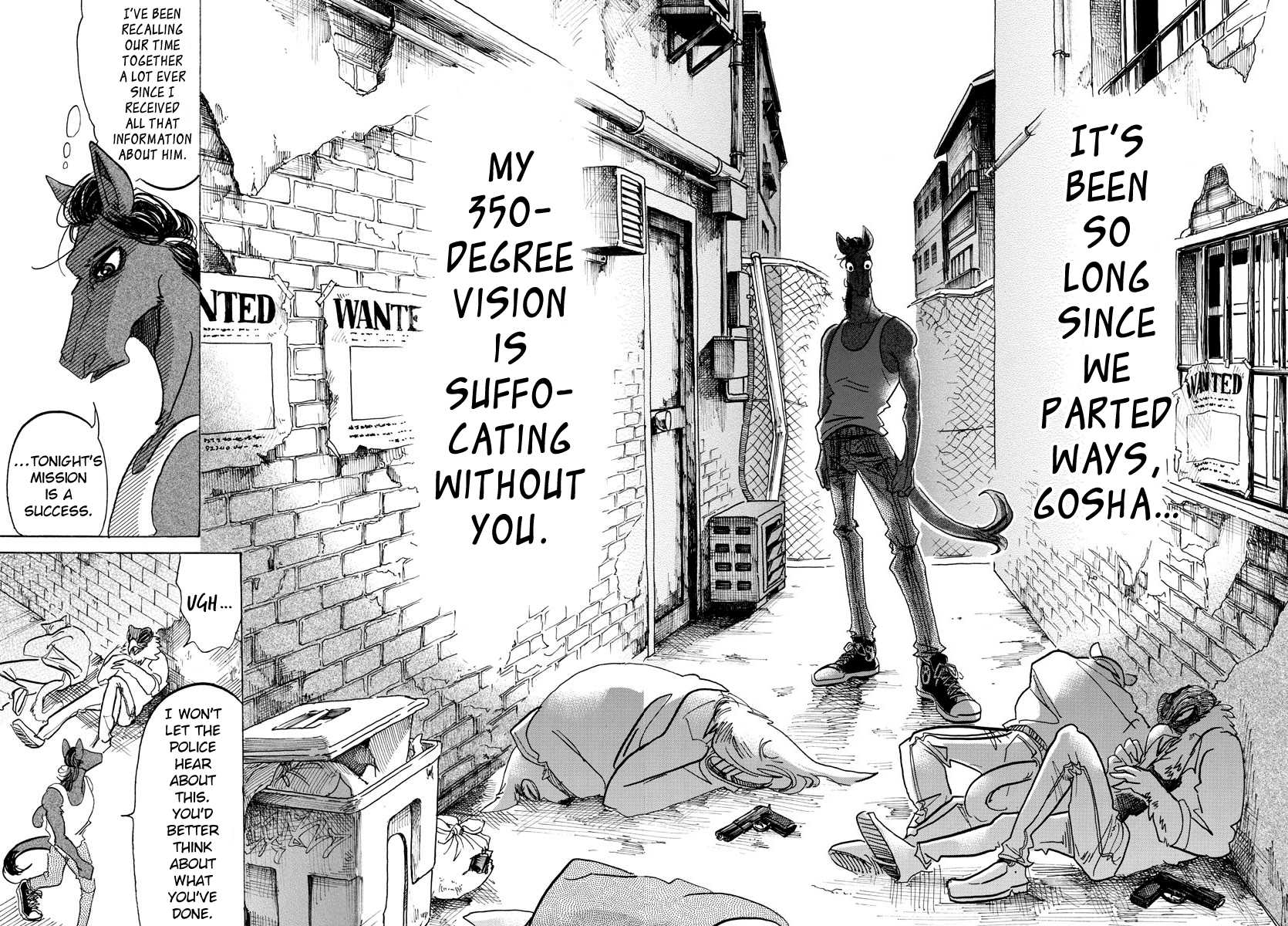 Beastars Chapter 111 page 14 - Chapter 111: His Marble-Like Eyes Are Blurred Like Frosted Glass