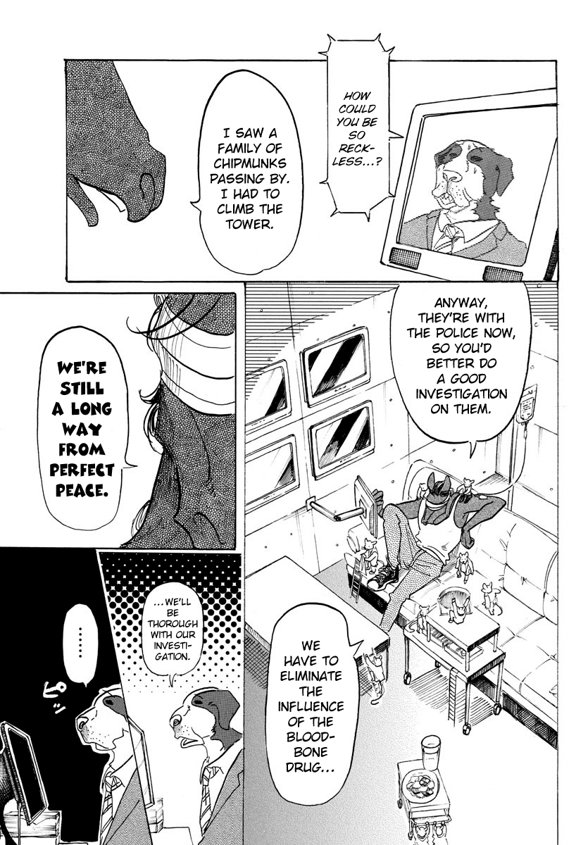 Beastars Chapter 111 page 5 - Chapter 111: His Marble-Like Eyes Are Blurred Like Frosted Glass