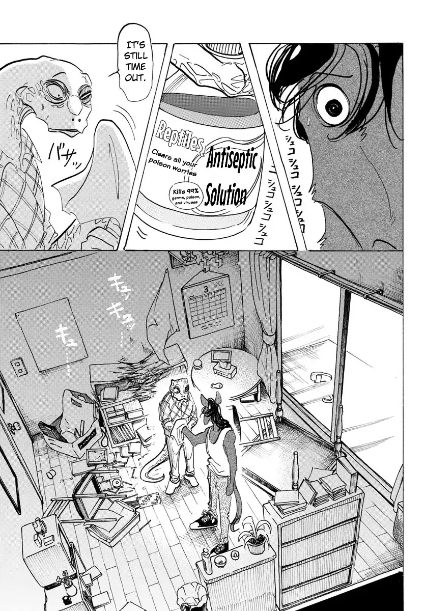 Beastars Chapter 112 page 13 - Chapter 112: A Shower of Antitoxic Mist