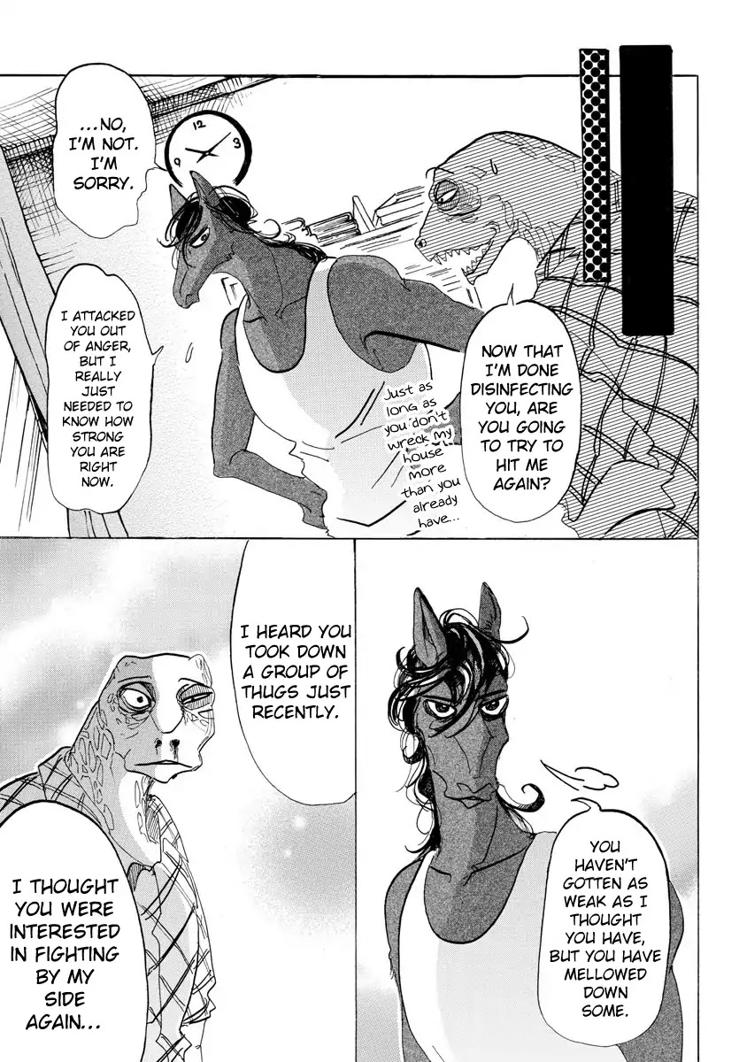 Beastars Chapter 112 page 15 - Chapter 112: A Shower of Antitoxic Mist