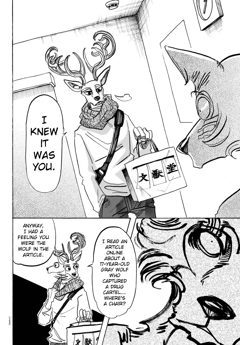 Beastars Chapter 114 page 10 - Chapter 114: Friend, Shall I Bow Before You with My Tongue on the Floor?