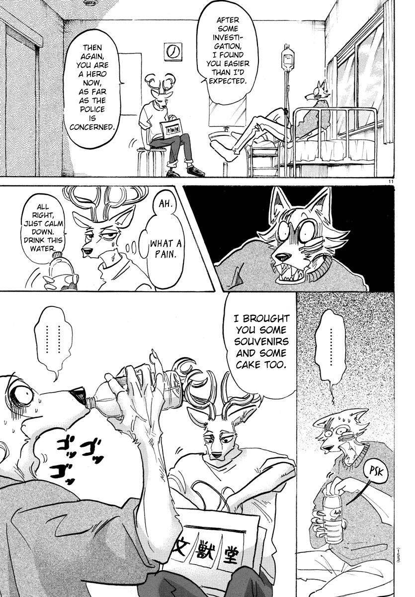 Beastars Chapter 114 page 11 - Chapter 114: Friend, Shall I Bow Before You with My Tongue on the Floor?