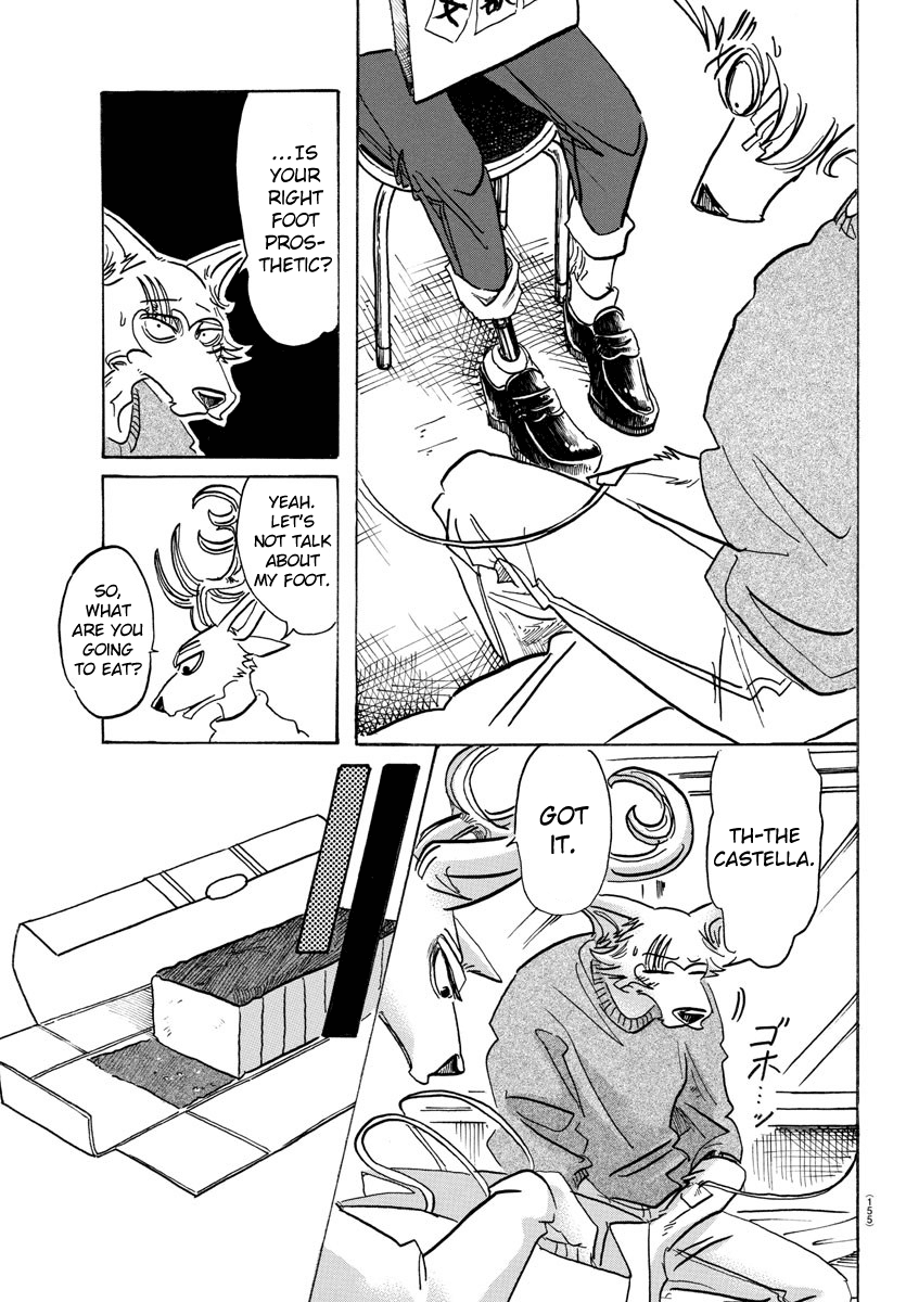 Beastars Chapter 114 page 13 - Chapter 114: Friend, Shall I Bow Before You with My Tongue on the Floor?