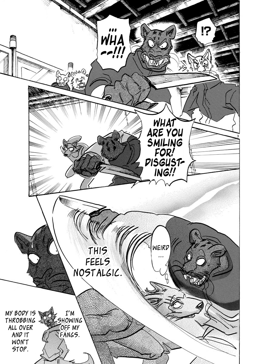 Beastars Chapter 114 page 3 - Chapter 114: Friend, Shall I Bow Before You with My Tongue on the Floor?