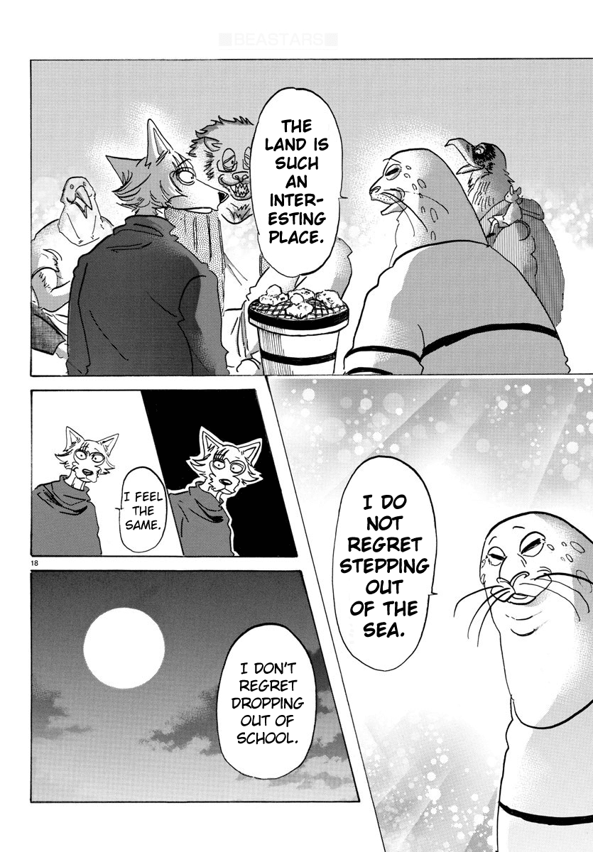 Beastars Chapter 115 page 18 - Chapter 115: Tonight, I Feel More Like a Bunny Than She Does (Now Dig In)