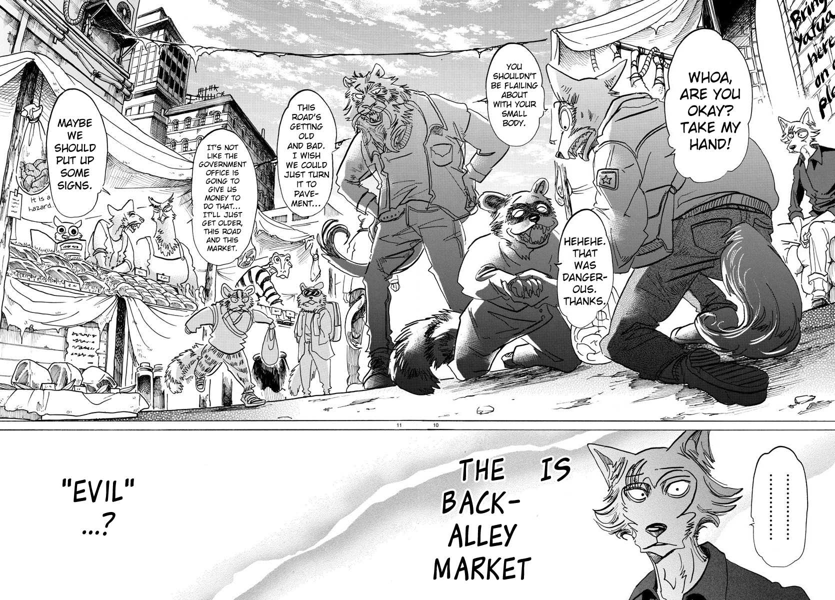 Beastars Chapter 116 page 11 - Chapter 116: A Dancing Boy's Introspection