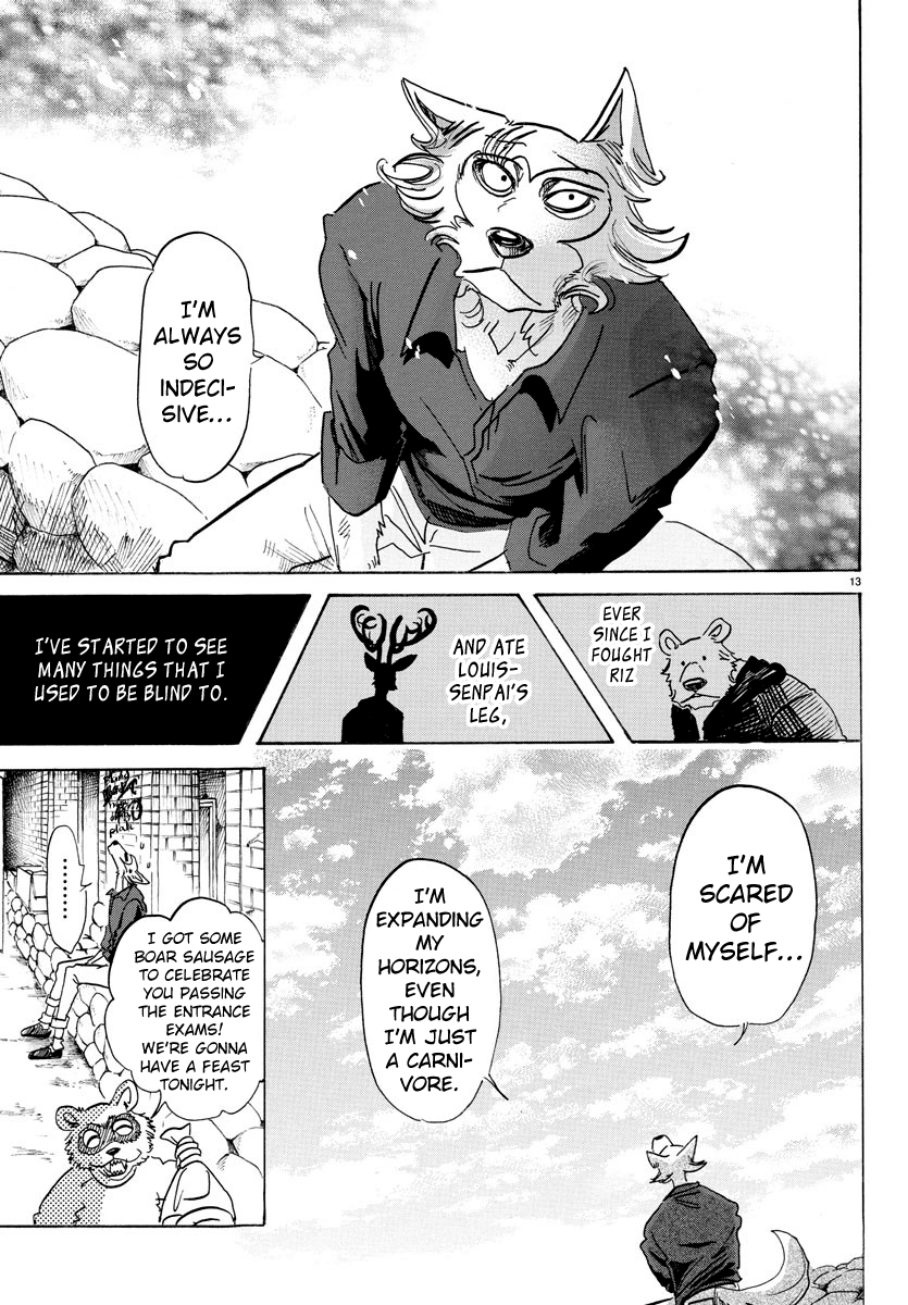 Beastars Chapter 116 page 13 - Chapter 116: A Dancing Boy's Introspection