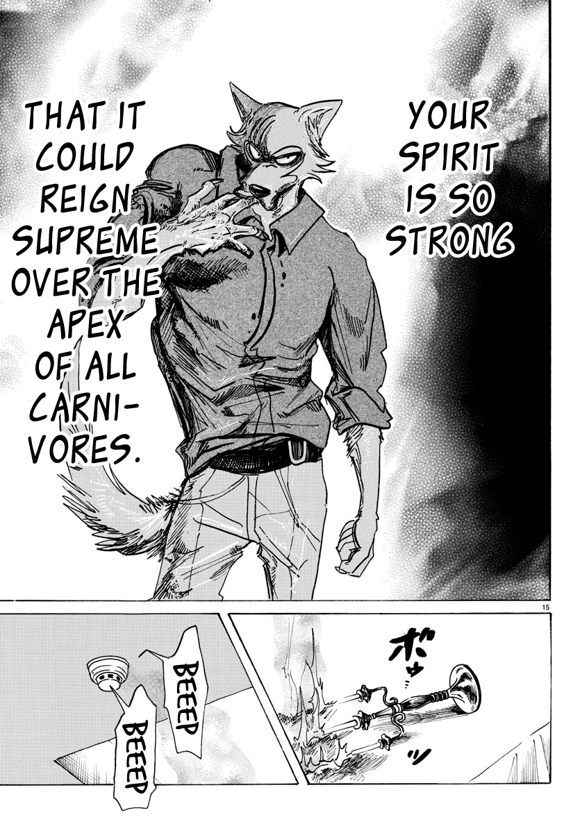 Beastars Chapter 118 page 14 - Chapter 118: A Machine Gun Without Ammo