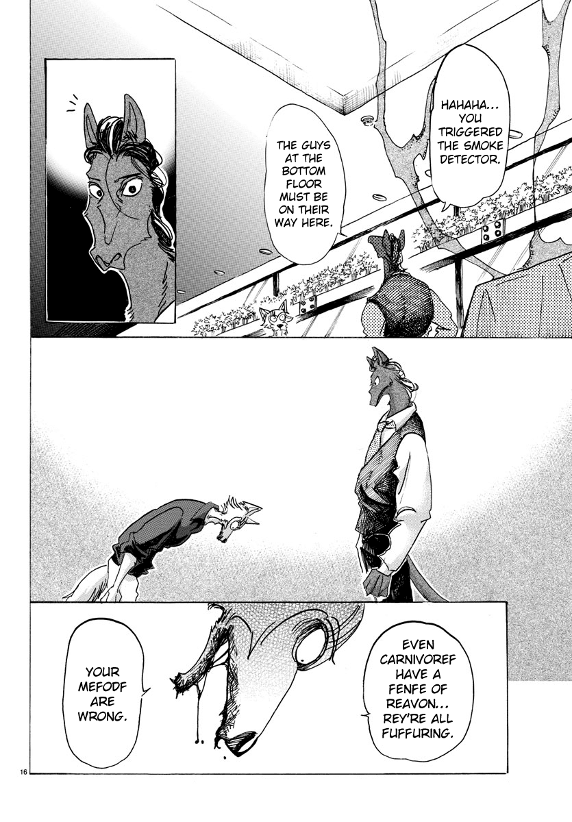 Beastars Chapter 118 page 15 - Chapter 118: A Machine Gun Without Ammo