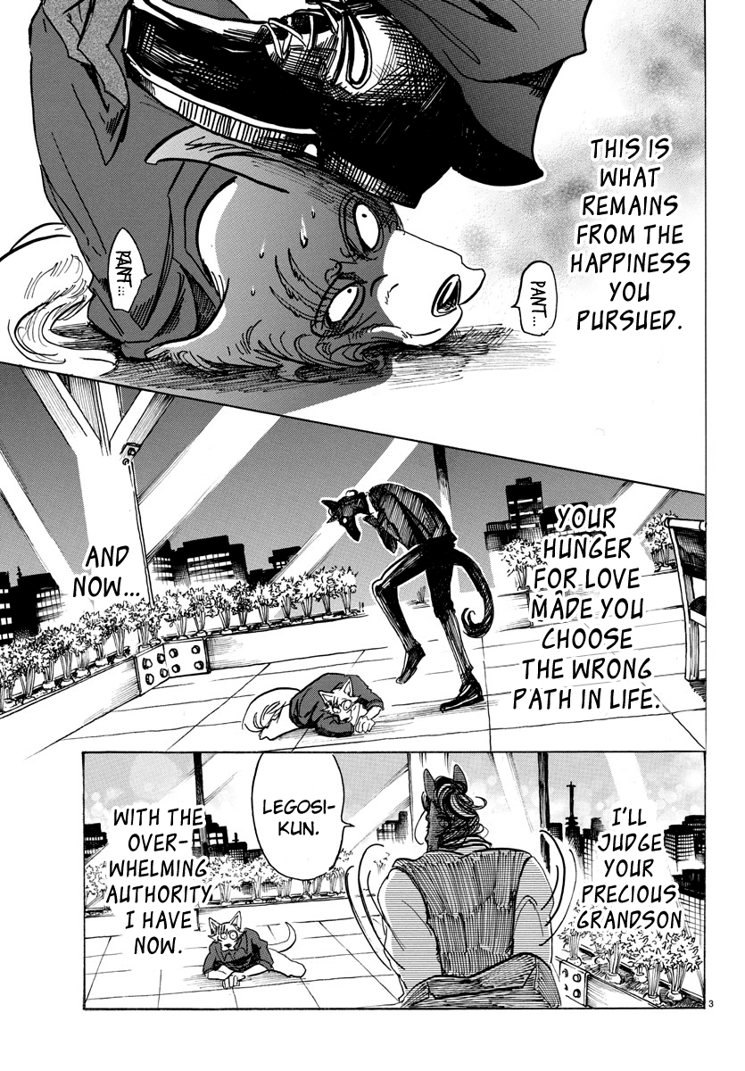 Beastars Chapter 118 page 3 - Chapter 118: A Machine Gun Without Ammo