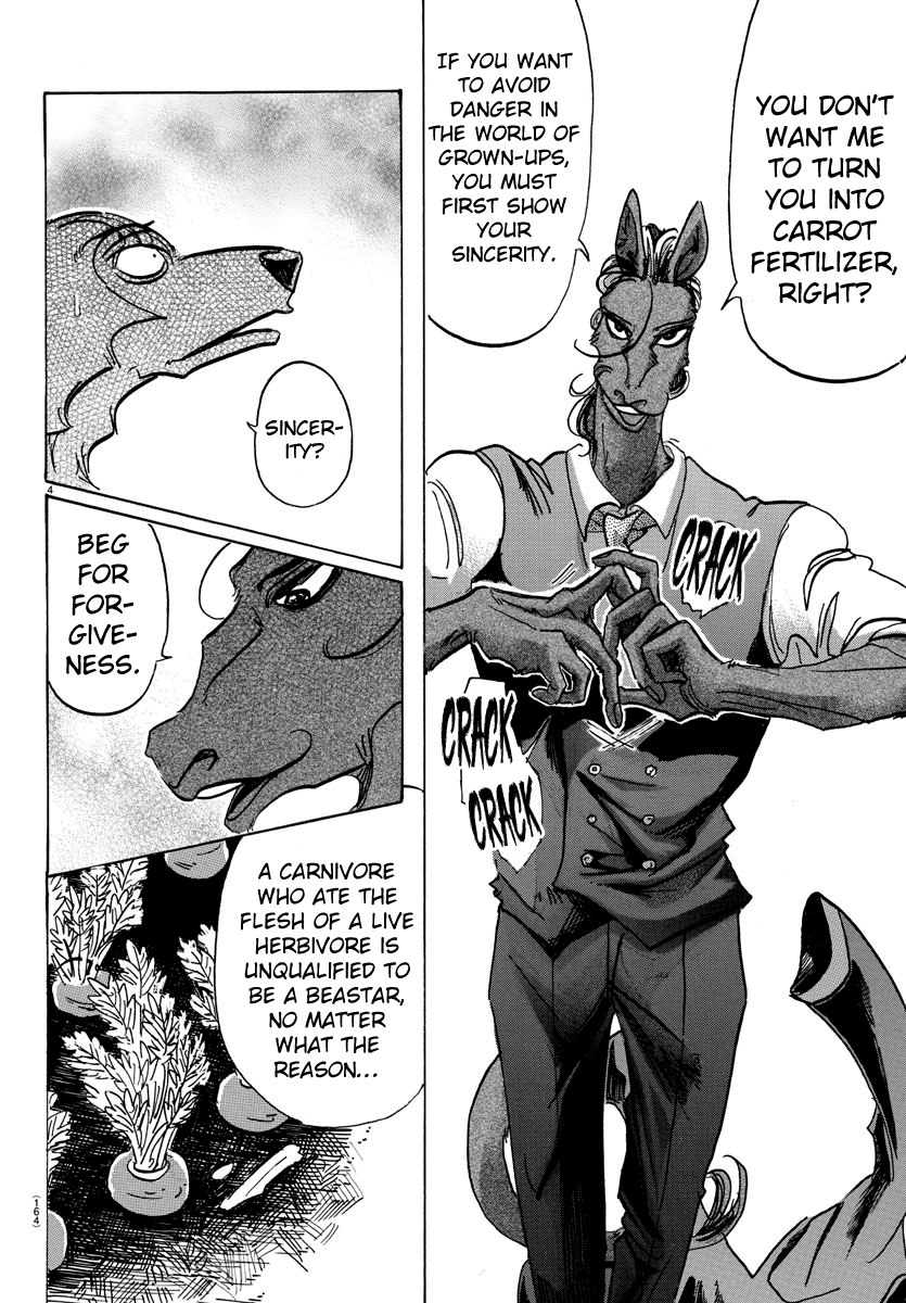 Beastars Chapter 118 page 4 - Chapter 118: A Machine Gun Without Ammo
