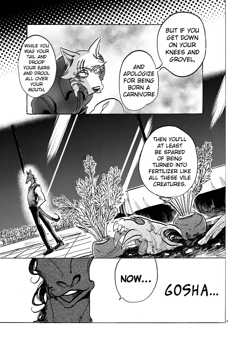 Beastars Chapter 118 page 5 - Chapter 118: A Machine Gun Without Ammo