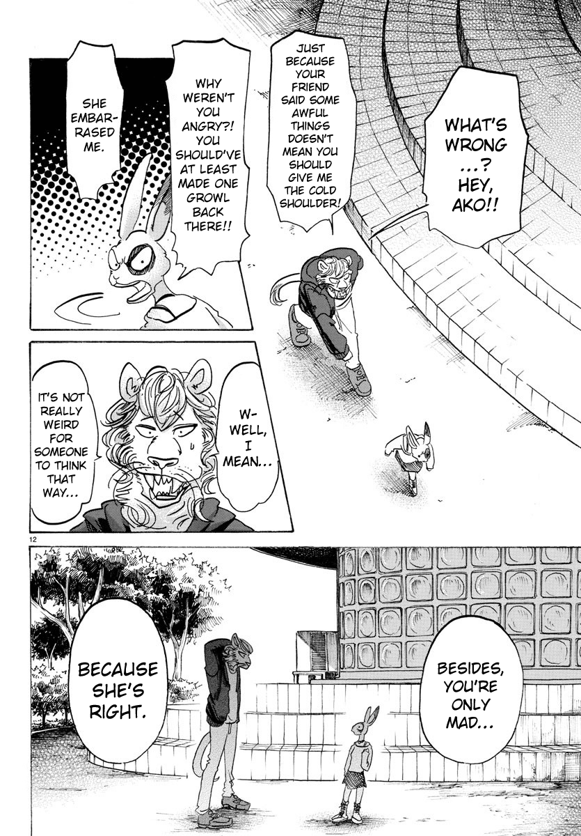 Beastars Chapter 119 page 12 - Chapter 119: If You Pour Out All the Lukewarm Water, You'll Be Left with Cold Water
