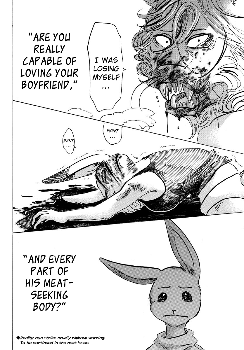 Beastars Chapter 119 page 19 - Chapter 119: If You Pour Out All the Lukewarm Water, You'll Be Left with Cold Water