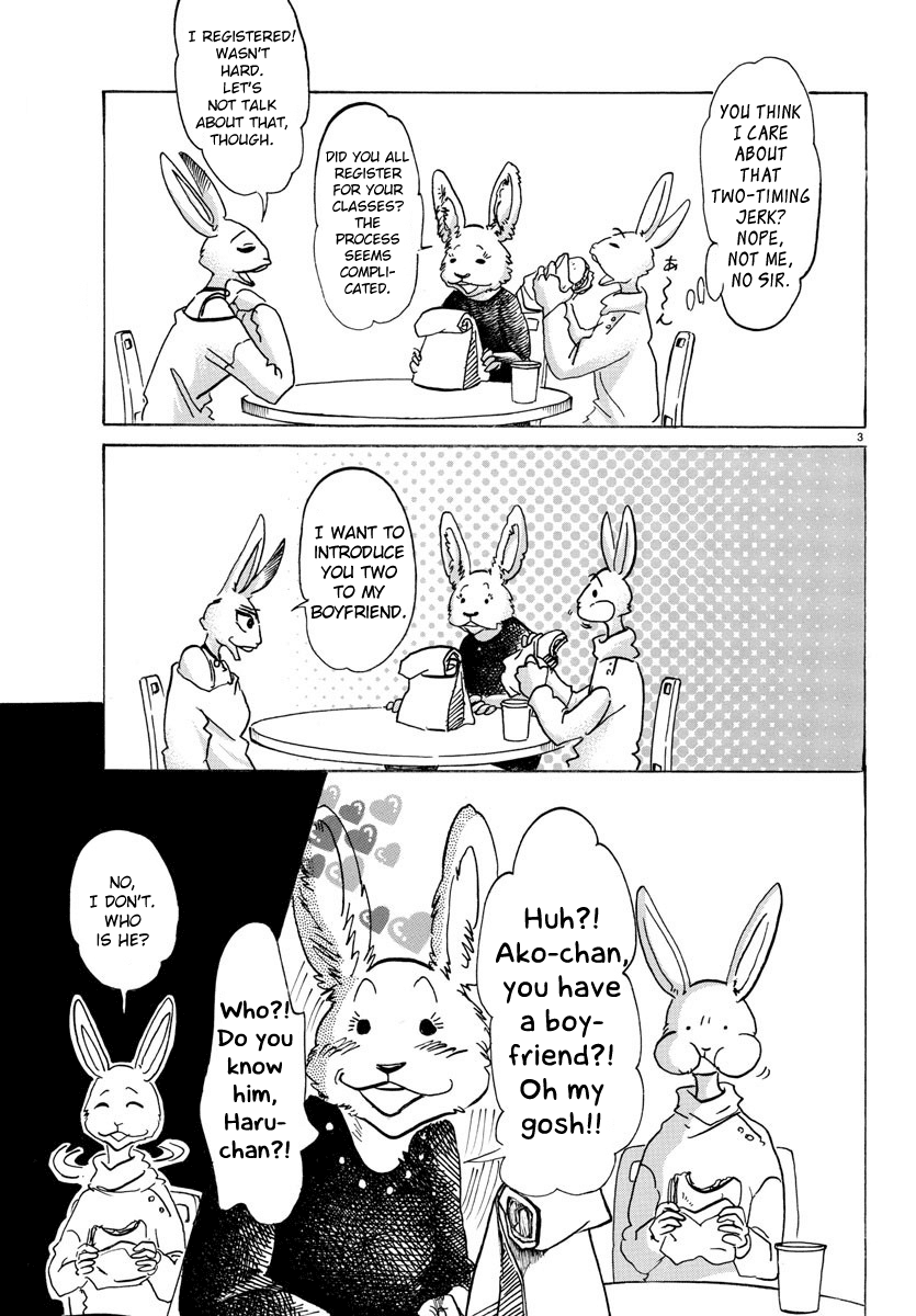 Beastars Chapter 119 page 3 - Chapter 119: If You Pour Out All the Lukewarm Water, You'll Be Left with Cold Water