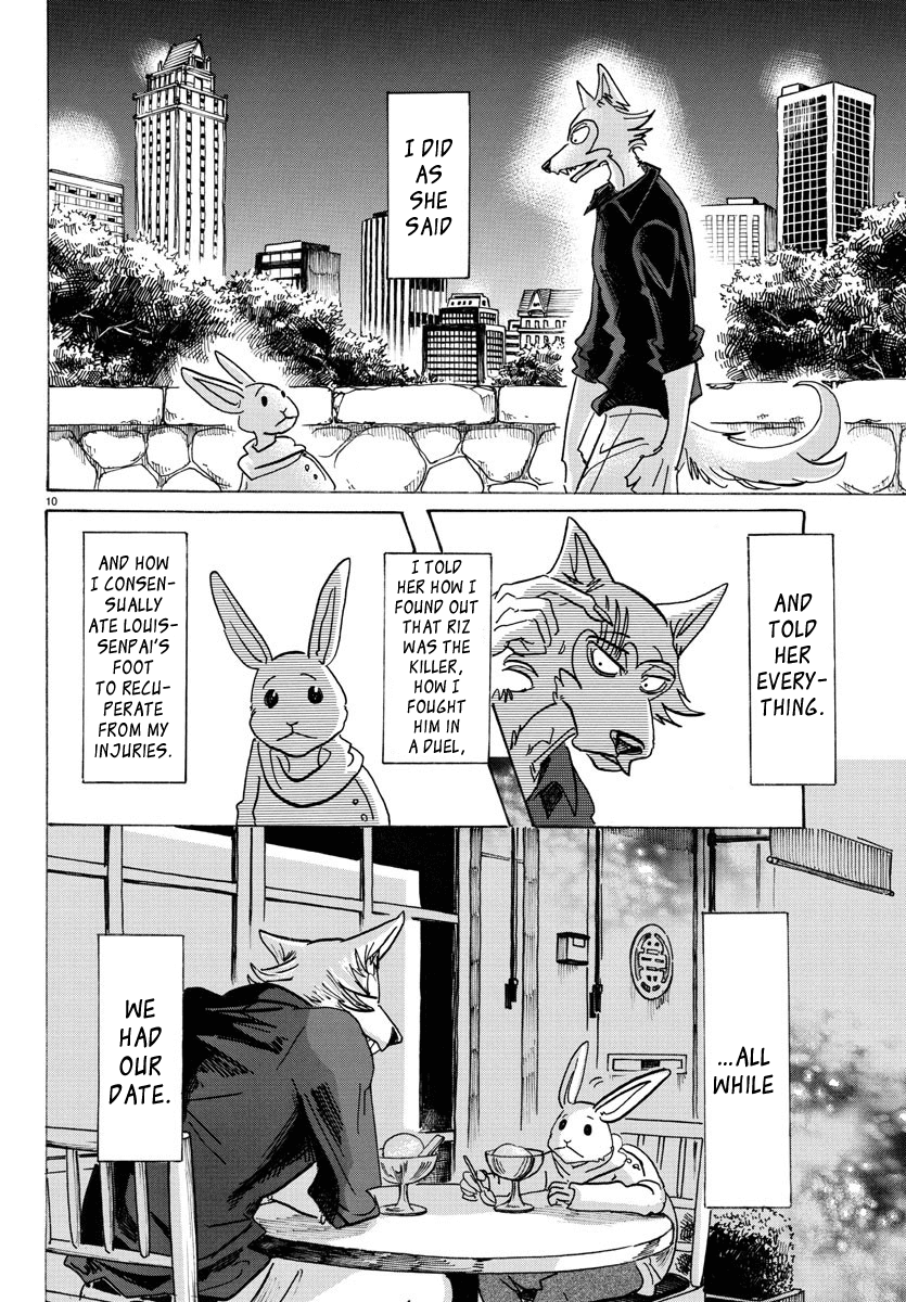 Beastars Chapter 121 page 10 - Chapter 121: The Neck of an Hourglass: Ascending with You