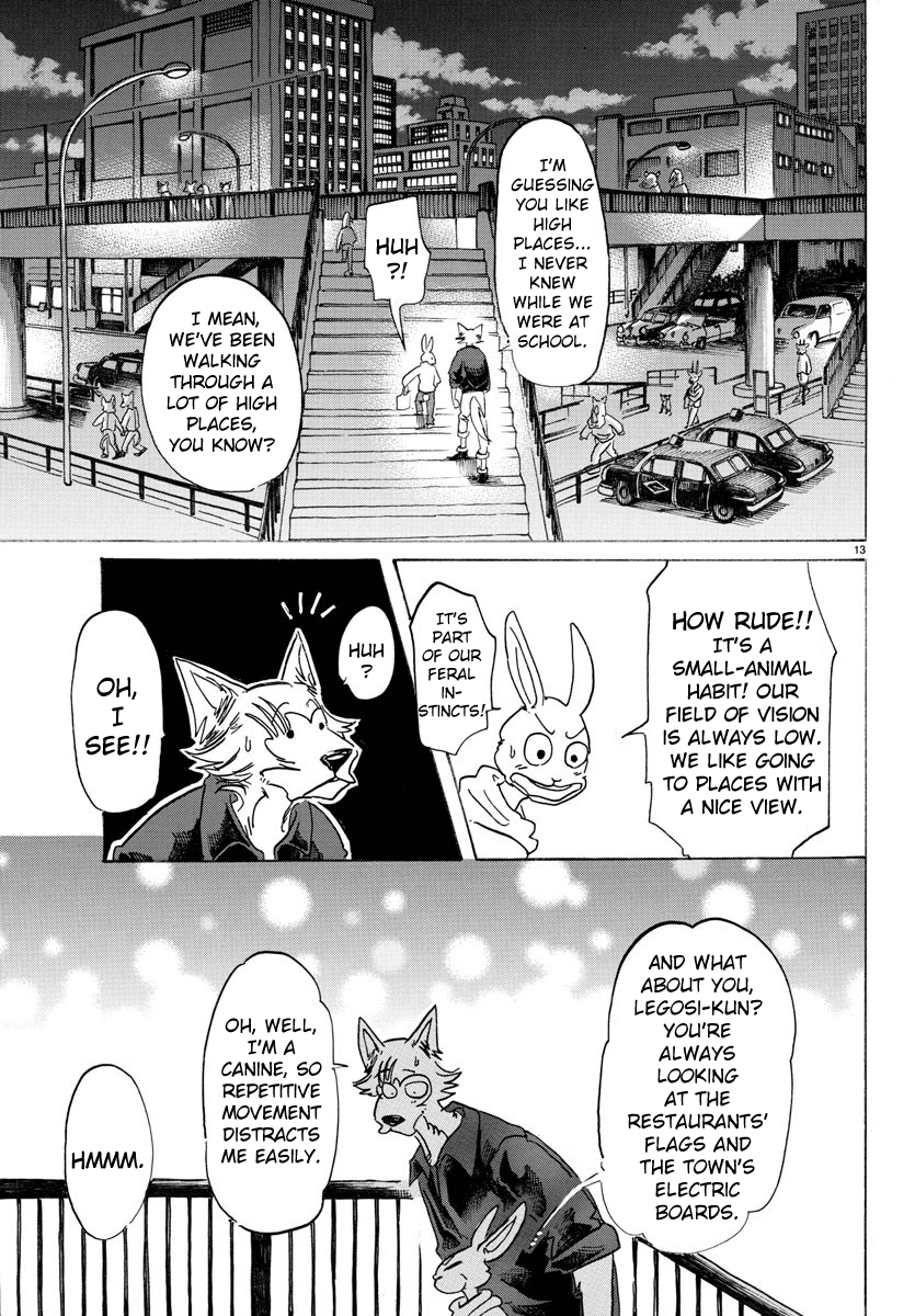Beastars Chapter 121 page 13 - Chapter 121: The Neck of an Hourglass: Ascending with You