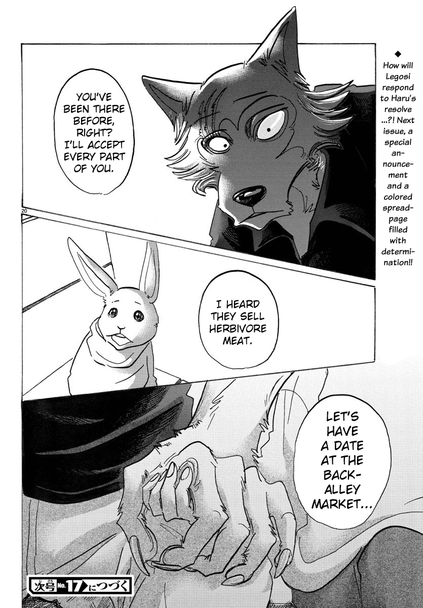Beastars Chapter 121 page 19 - Chapter 121: The Neck of an Hourglass: Ascending with You