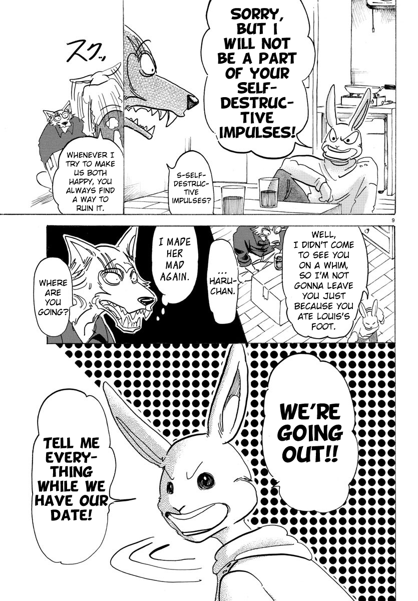 Beastars Chapter 121 page 9 - Chapter 121: The Neck of an Hourglass: Ascending with You