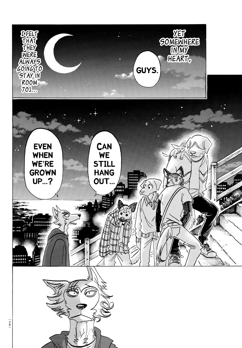 Beastars Chapter 123 page 19 - Chapter 123: Our Tails, Afterimages Etched into Our Skulls