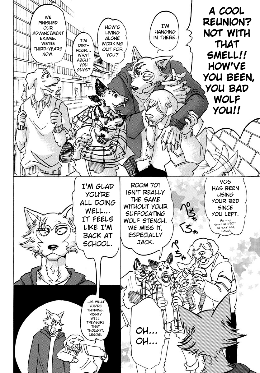 Beastars Chapter 123 page 5 - Chapter 123: Our Tails, Afterimages Etched into Our Skulls