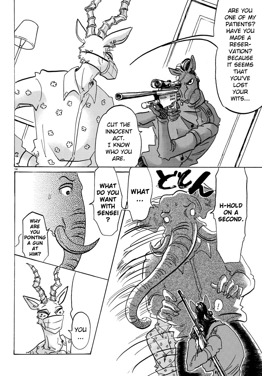 Beastars Chapter 124 page 13 - Chapter 124: The More Colors are Mixed in Paint, the Blacker It Gets