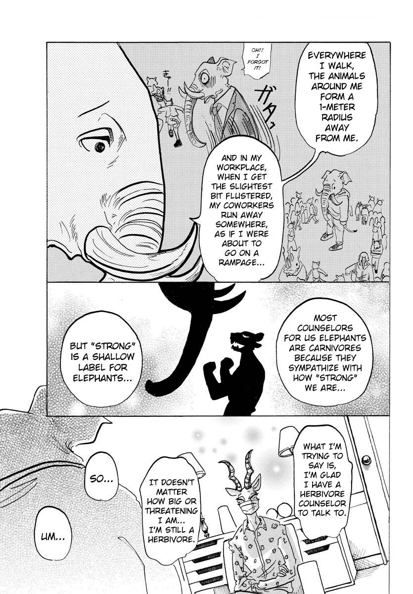Beastars Chapter 124 page 3 - Chapter 124: The More Colors are Mixed in Paint, the Blacker It Gets