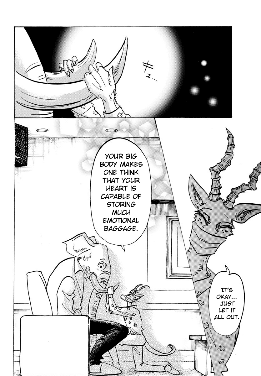 Beastars Chapter 124 page 4 - Chapter 124: The More Colors are Mixed in Paint, the Blacker It Gets
