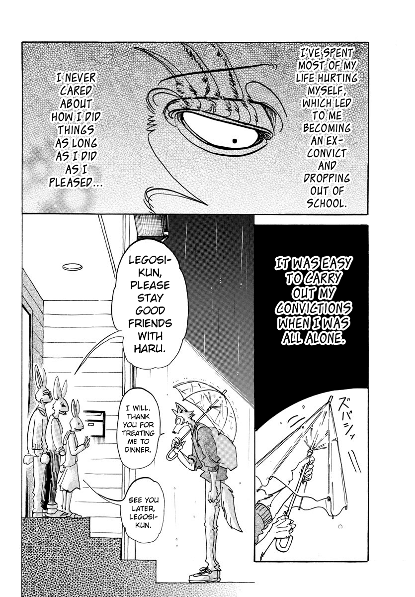 Beastars Chapter 125 page 12 - Chapter 125: A Monster's Threatening Letter with a Noshi Attached