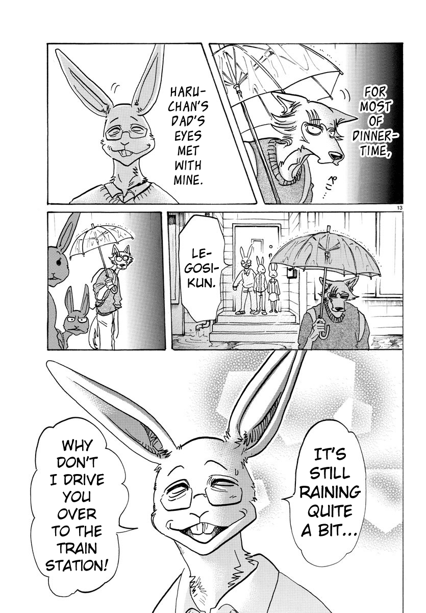 Beastars Chapter 125 page 13 - Chapter 125: A Monster's Threatening Letter with a Noshi Attached