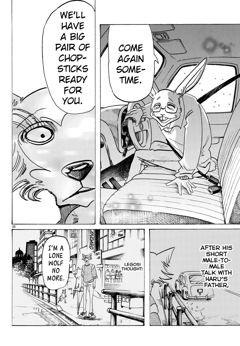 Beastars Chapter 125 page 19 - Chapter 125: A Monster's Threatening Letter with a Noshi Attached
