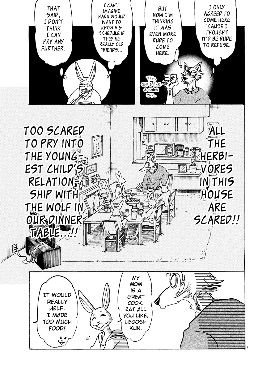 Beastars Chapter 125 page 7 - Chapter 125: A Monster's Threatening Letter with a Noshi Attached