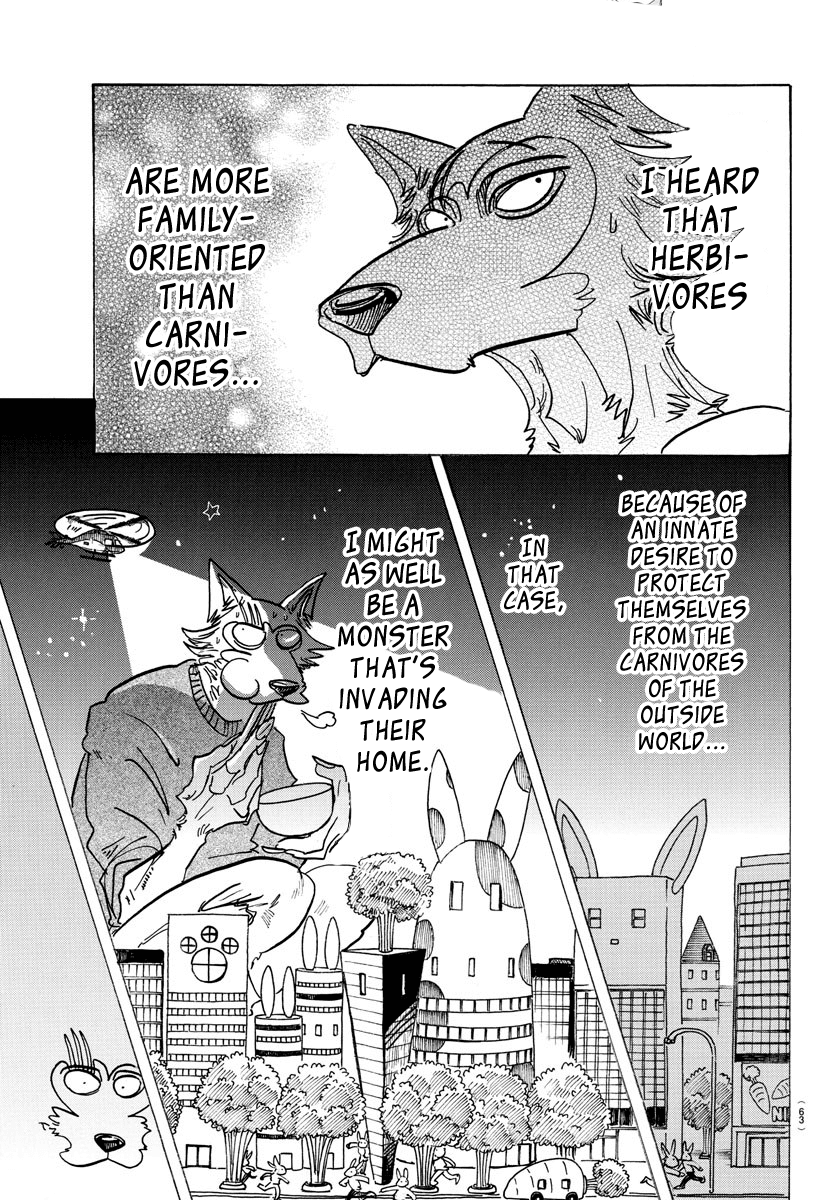Beastars Chapter 125 page 9 - Chapter 125: A Monster's Threatening Letter with a Noshi Attached