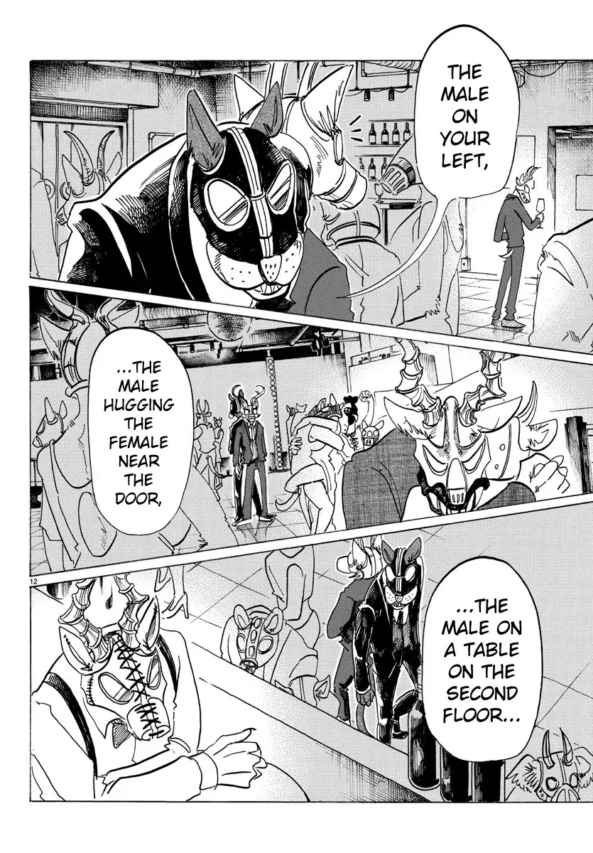 Beastars Chapter 128 page 12 - Chapter 128: A "Danger Mixture" Made to Counteract Against a Gas Outbreak