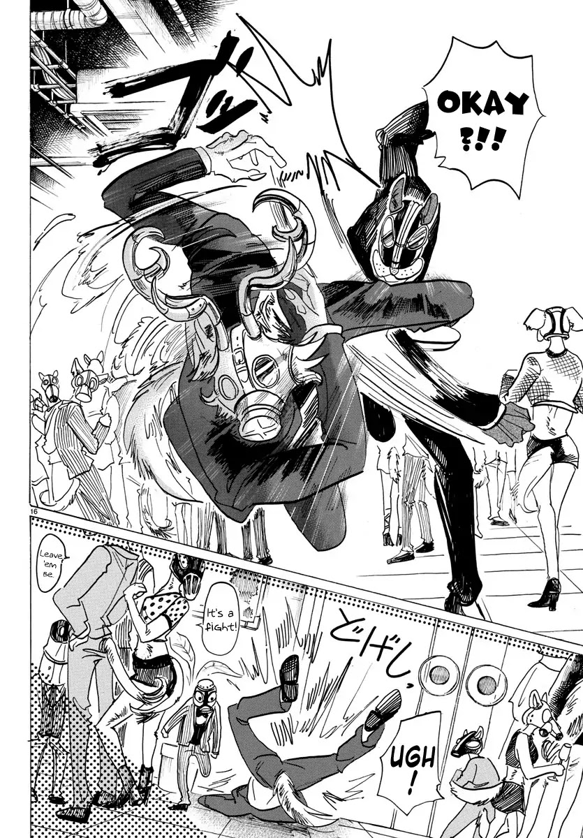 Beastars Chapter 128 page 16 - Chapter 128: A "Danger Mixture" Made to Counteract Against a Gas Outbreak