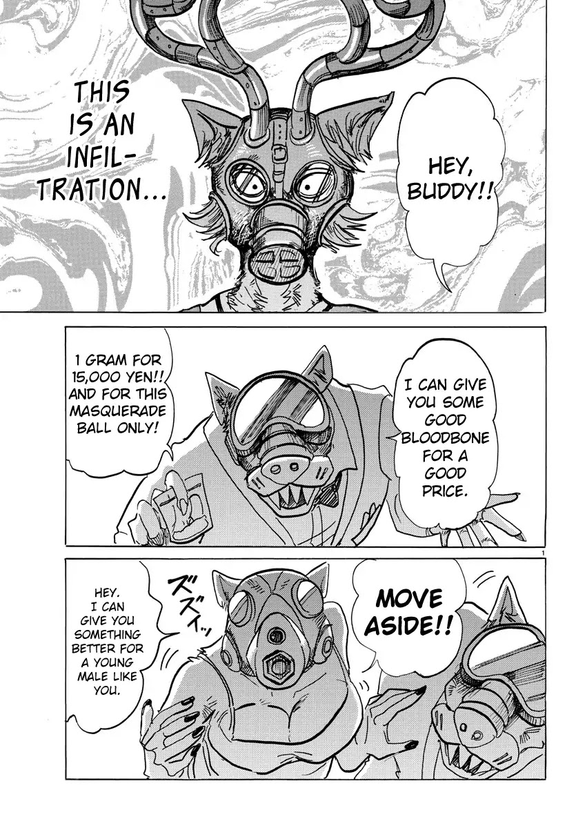 Beastars Chapter 128 page 2 - Chapter 128: A "Danger Mixture" Made to Counteract Against a Gas Outbreak