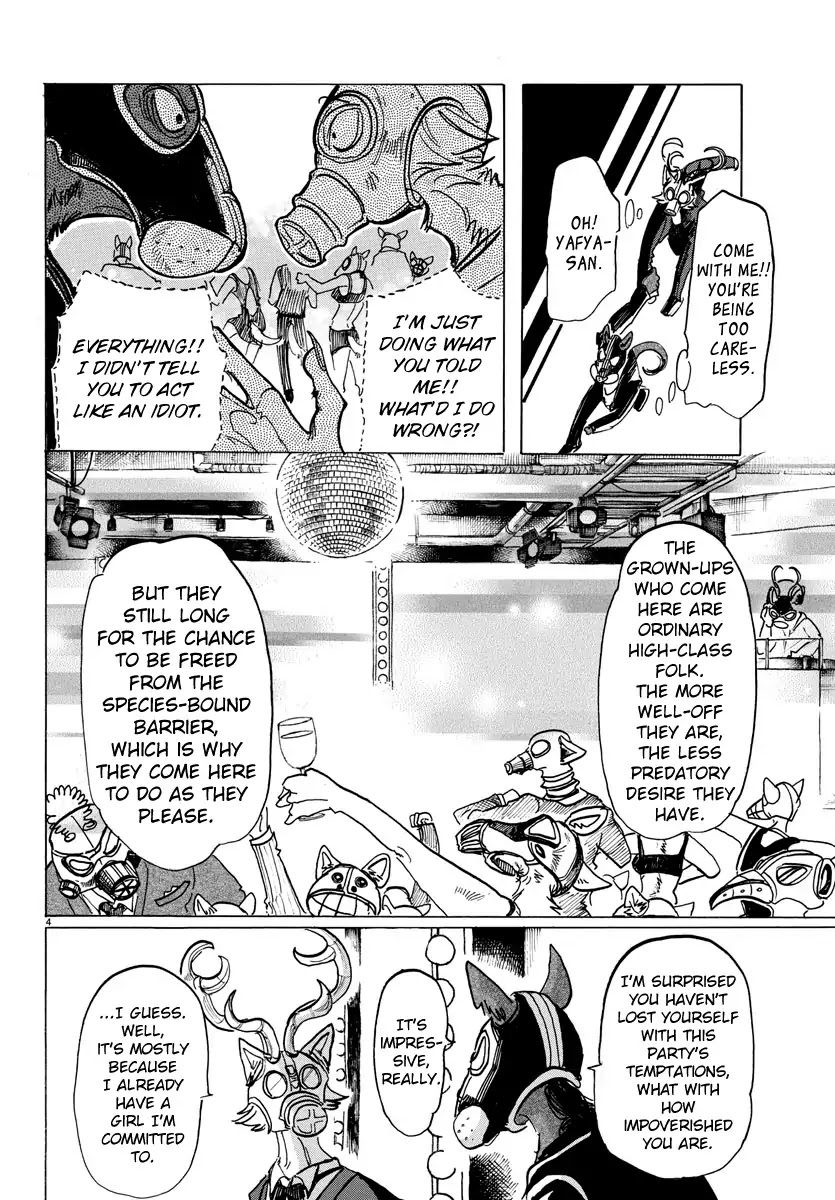 Beastars Chapter 128 page 5 - Chapter 128: A "Danger Mixture" Made to Counteract Against a Gas Outbreak