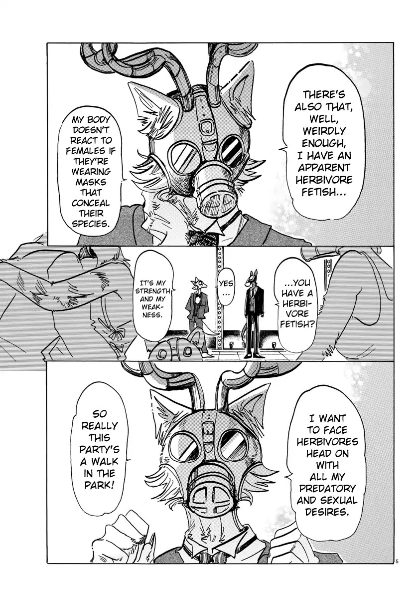Beastars Chapter 128 page 6 - Chapter 128: A "Danger Mixture" Made to Counteract Against a Gas Outbreak