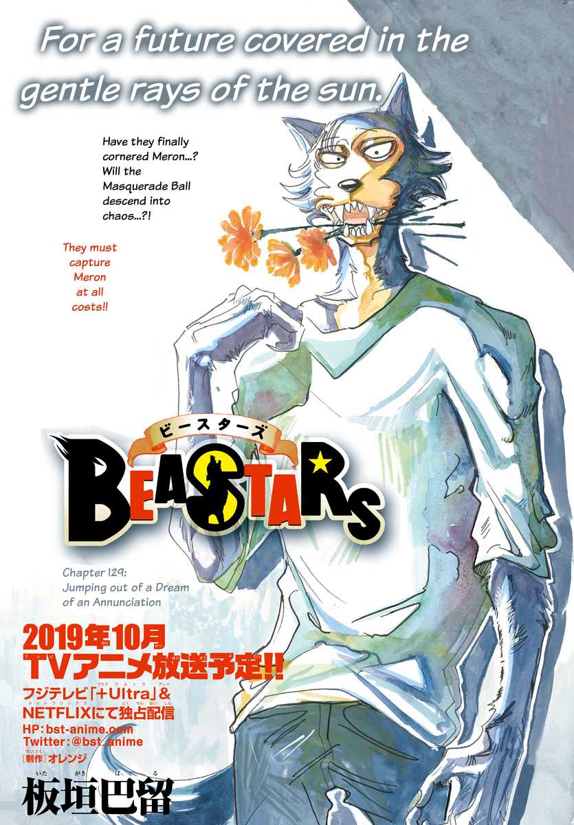Beastars Chapter 129 page 1 - Chapter 129: Jumping out of a Dream of an Annunciation