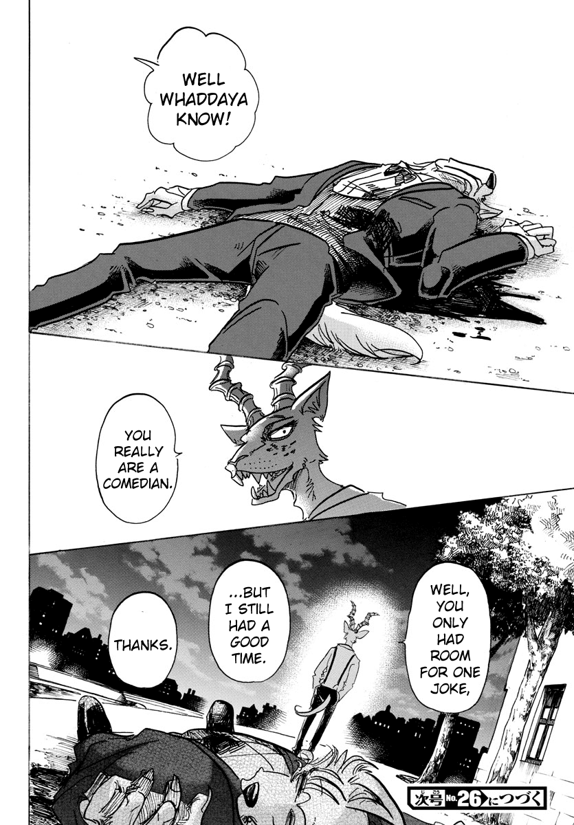 Beastars Chapter 129 page 20 - Chapter 129: Jumping out of a Dream of an Annunciation