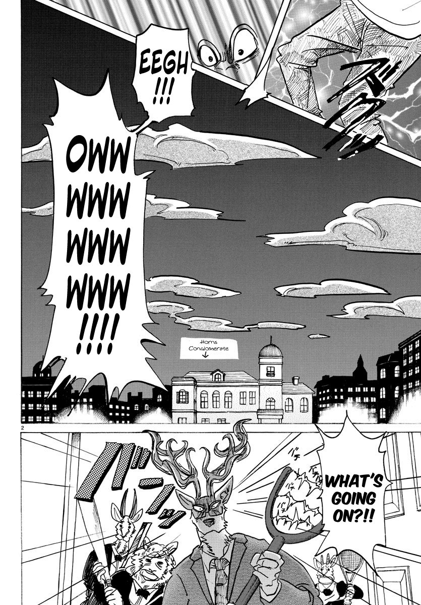 Beastars Chapter 130 page 2 - Chapter 130: His Lead-Colored Prosthetic Leg is Sometimes Rainbow-Colored Under the Sun