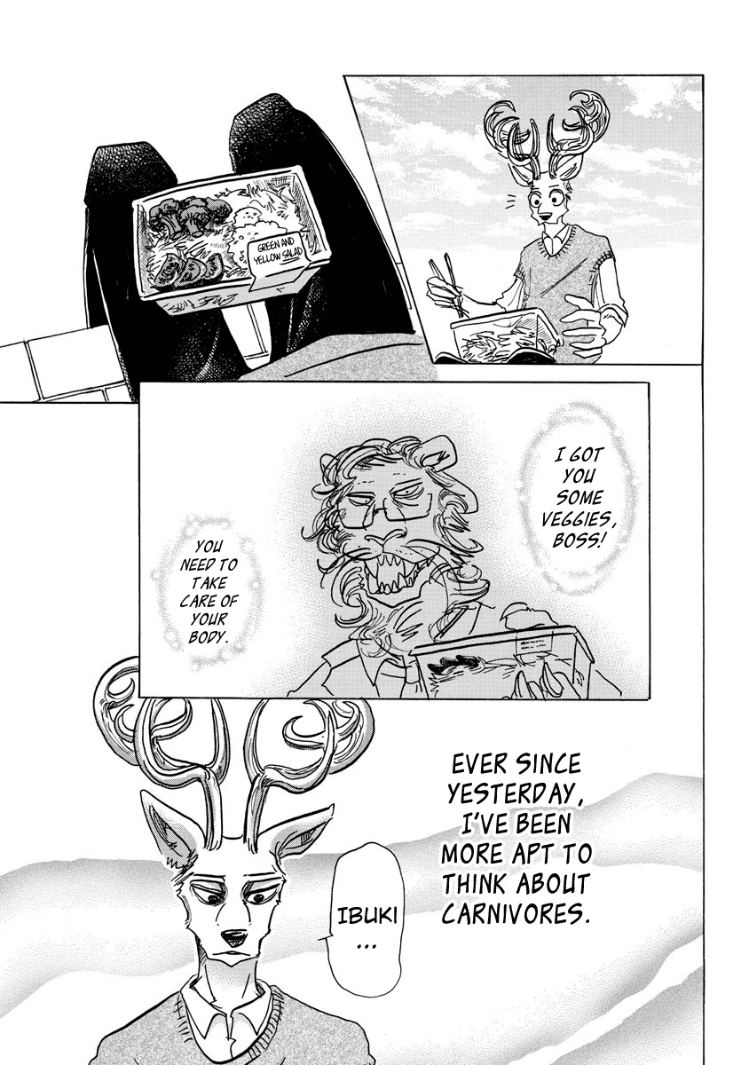 Beastars Chapter 130 page 7 - Chapter 130: His Lead-Colored Prosthetic Leg is Sometimes Rainbow-Colored Under the Sun