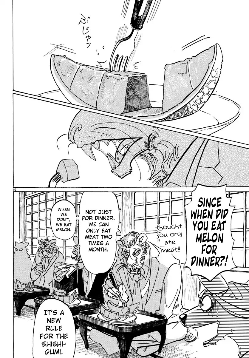 Beastars Chapter 131 page 10 - Chapter 131: A Forcibly-worn Flower Crown Made of Silver Vine