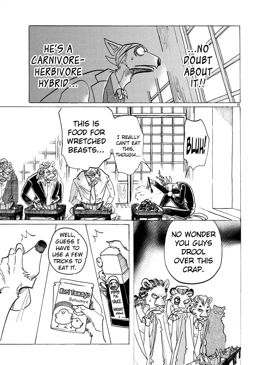 Beastars Chapter 131 page 15 - Chapter 131: A Forcibly-worn Flower Crown Made of Silver Vine