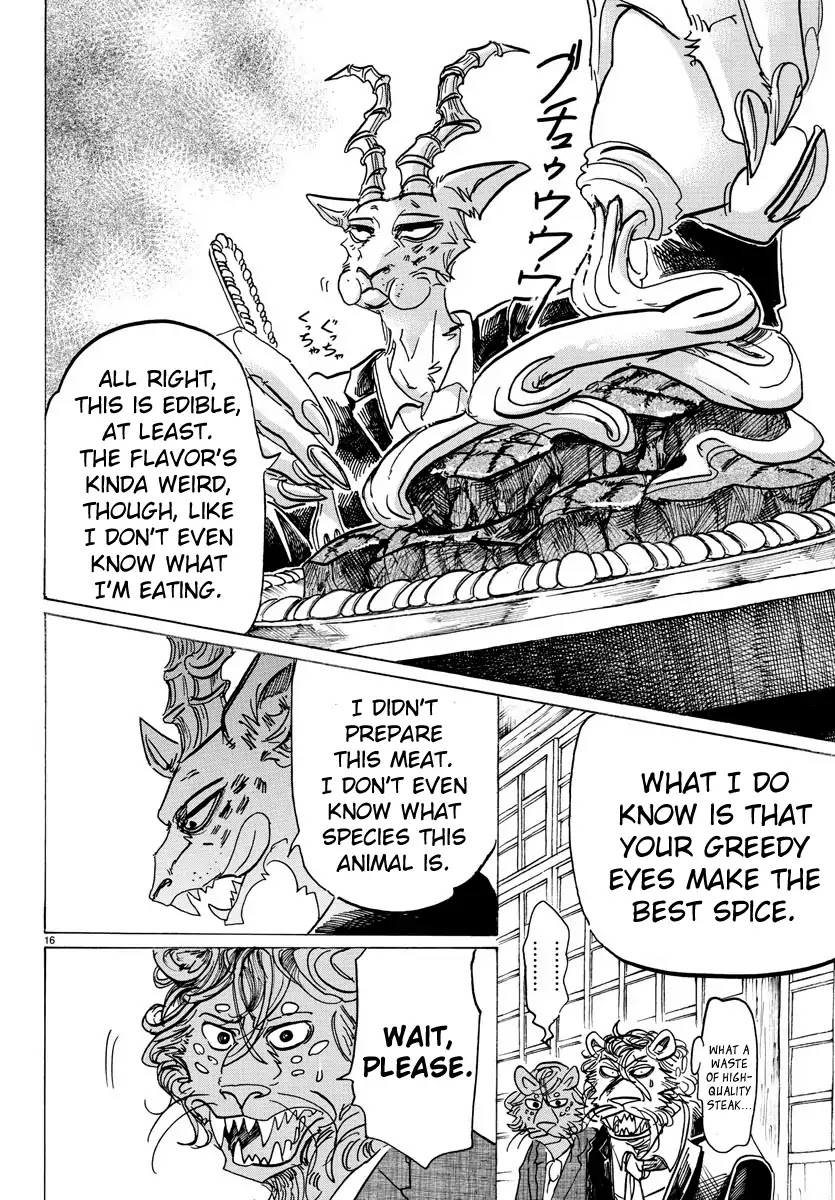 Beastars Chapter 131 page 16 - Chapter 131: A Forcibly-worn Flower Crown Made of Silver Vine