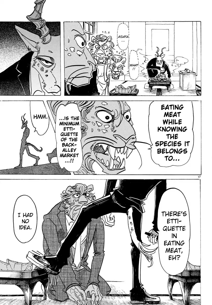 Beastars Chapter 131 page 17 - Chapter 131: A Forcibly-worn Flower Crown Made of Silver Vine