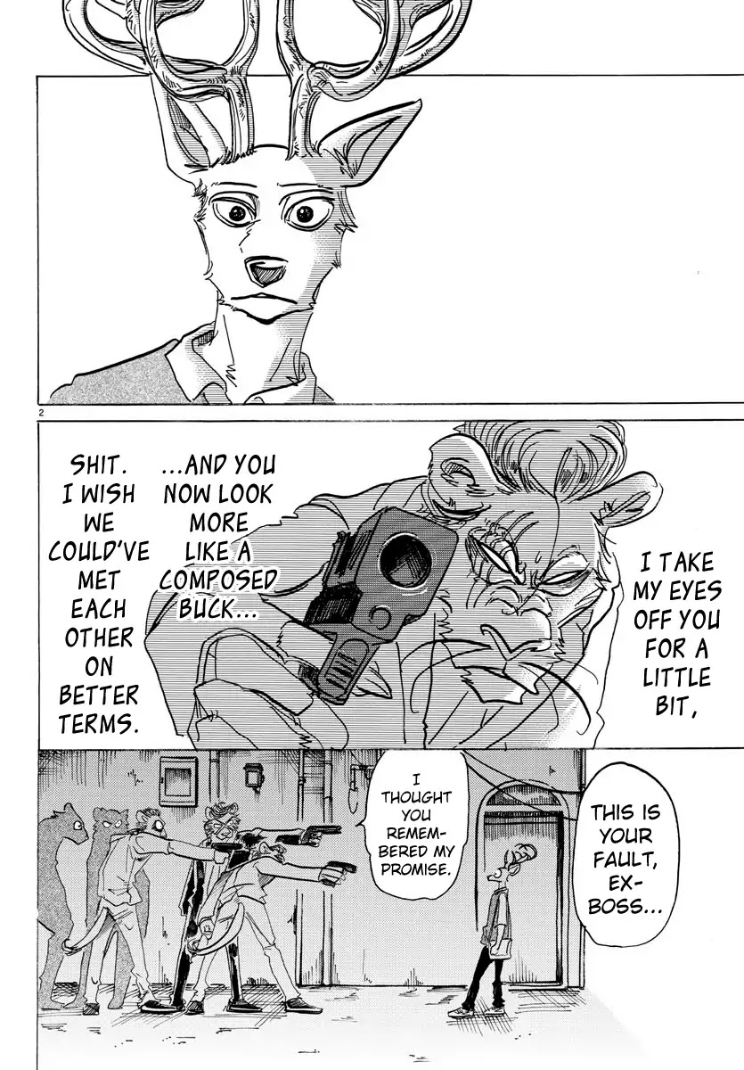 Beastars Chapter 131 page 2 - Chapter 131: A Forcibly-worn Flower Crown Made of Silver Vine